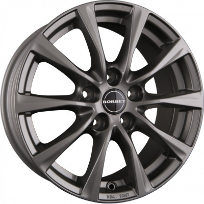 Borbet RE R16 W7 PCD5x112 ET38 DIA66.6 Metalgrey