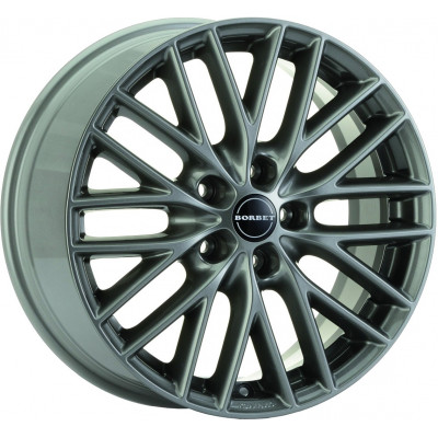 Borbet BS5 R17 W7.5 PCD5x108 ET40 DIA72.5 Metal Grey