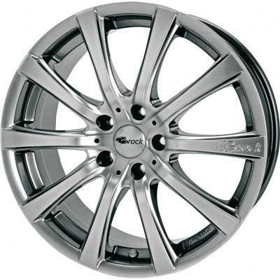 Brock B21 R20 W9 PCD5x114.3 ET36 DIA72.6 Chrome Silver