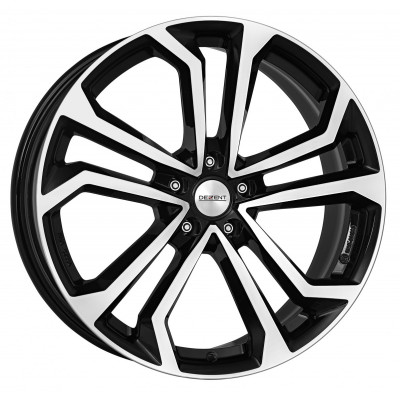 Dezent TA R16 W6.5 PCD5x114.3 ET45 DIA67.1 Black Front Polished