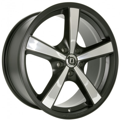 Diewe Wheels Trina II R18 W8 PCD5x108 ET45 DIA72.6 NeroInox - Black Matt
