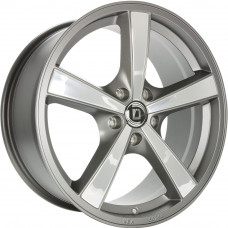 Diewe Wheels Trina II R18 W8 PCD5x120 ET45 DIA65.1 Platinum matt with stainless steel inlays