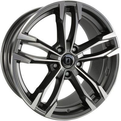 Diewe Wheels Avio R19 W9.5 PCD5x120 ET40 DIA72.6 Anthracite Front Polished