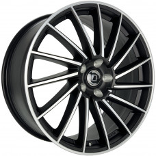 Diewe Wheels Briosa R19 W8.5 PCD5x108 ET50 DIA63.4 Black Diamond Matt