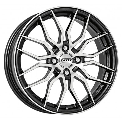 Dotz Limerock R16 W6.5 PCD4x98 ET35 DIA58.1 Gunmetal Front Polished