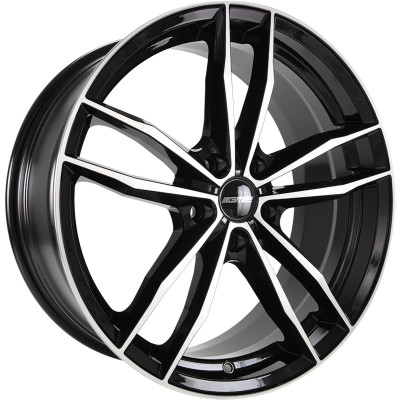 GMP Italia Swan R17 W7.5 PCD5x108 ET38 DIA63.4 Black Diamond