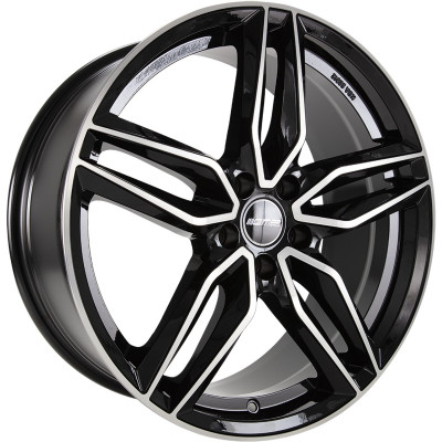 GMP Italia Fasten R17 W7.5 PCD5x112 ET45 DIA66.6 Black Diamond