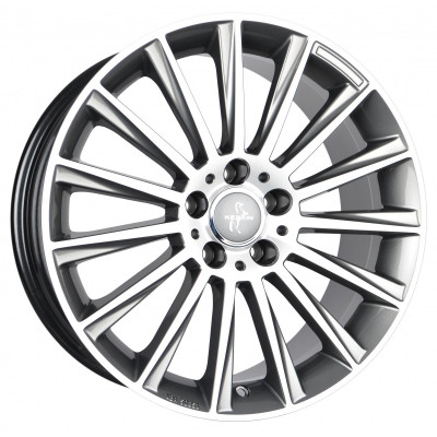 Keskin KT18 Turbo R19 W8.5 PCD5x112 ET30 DIA72.6 Palladium Front Polished