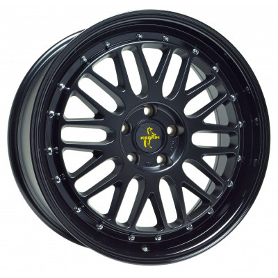 Keskin KT22 Retro R19 W8.5 PCD5x114.3 ET40 DIA72.6 Matt Black Painted