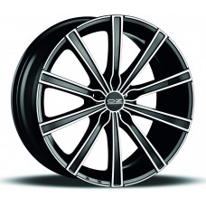 OZ Lounge 10 R16 W7 PCD5x114.3 ET45 DIA75.1 Matt Black Diamond Cut