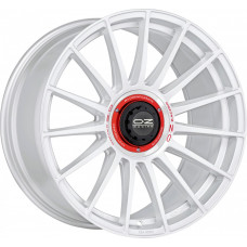 OZ Superturismo WRC R14 W6 PCD4x108 ET15 DIA65.1 Race White + Red Lettering