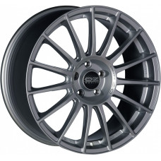 OZ Superturismo LM R17 W7.5 PCD5x100 ET35 DIA68.1 Matt Race Silver + Black Lettering