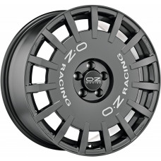 OZ Rally Racing R18 W8 PCD5x108 ET45 DIA75.1  Graphite + Silver Lettering