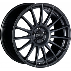 OZ Superturismo LM R18 W8 PCD5x112 ET45 DIA66.7 Matt Graphite + Silver Lettering