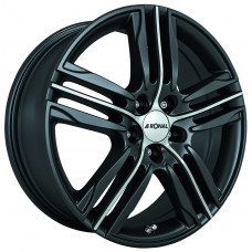 Ronal R57 R17 W7.5 PCD5x114.3 ET40 DIA82.1 Black Matt Front Polished