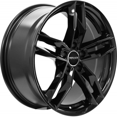 Monaco RR8M R18 W8 PCD5x100 ET35 DIA57.1 Gloss Black