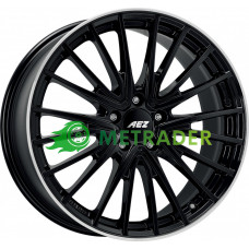 Aez Berlin R19 W8.5 PCD5x112 ET56.5 DIA66.6 Black Polished Lip