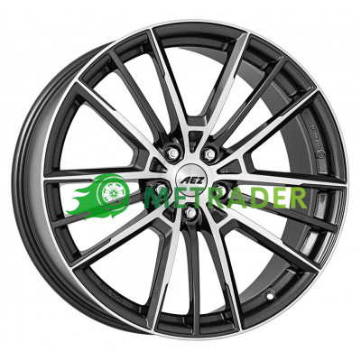 Aez Kaiman R18 W8 PCD5x112 ET39 DIA66.6 Gunmetal Front Polished