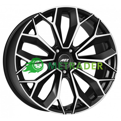 Aez Leipzig R21 W10.5 PCD5x114.3 ET48 DIA64.1 Dark Black Polished