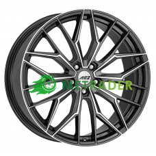 Aez Porto R18 W8 PCD5x108 ET42 DIA63.4 Dark Gunmetal Polished