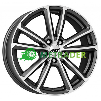 Aez Tioga R17 W7 PCD5x112 ET48 DIA70.1 Titan Graphite Matt Polished