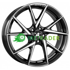 Alutec ADX.01 R17 W7 PCD4x100 ET37 DIA63.3 Diamond Black Front Polished