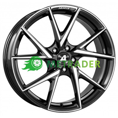 Alutec ADX.01 R20 W8.5 PCD5x112 ET45 DIA70.1 Diamond Black Front Polished