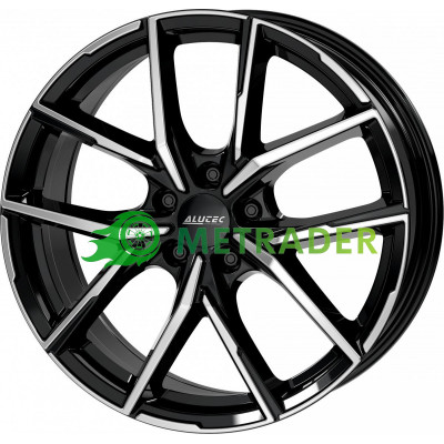 Alutec Aveleno R18 W8 PCD5x112 ET48 DIA70.1 Diamond Black Front Polished