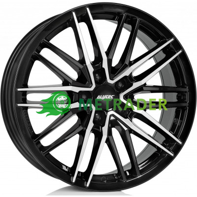 Alutec Burnside R18 W8 PCD5x112 ET45 DIA70.1 Black Polished Front
