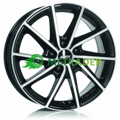 Alutec Singa R18 W7.5 PCD5x114.3 ET55 DIA67.1 Black Polished Front