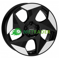 Alutec Solar R19 W8 PCD5x112 ET34 DIA66.5 Diamond Black Front Polished