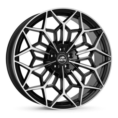 Antera A105 R21 W9.5 PCD5x112 ET35 DIA66.6 Piano Black Diamond