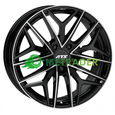Ats Passion R20 W9 PCD5x112 ET50 DIA66.5 Diamond Black Front Polished