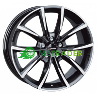 Autec Astana R19 W8 PCD5x112 ET43 DIA66.5 Black Polished