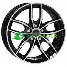 Autec Bavaris R18 W7.5 PCD5x112 ET25 DIA66.6 Black Polished