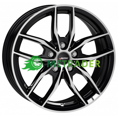Autec Bavaris R18 W7.5 PCD5x112 ET25 DIA66.6 Black Polished