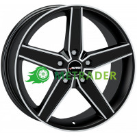 Autec Delano R17 W7.5 PCD5x112 ET42 DIA70.1 Black Matt Polished