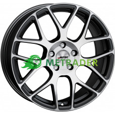 Autec Hexano R16 W7 PCD4x100 ET35 DIA70.1 Black Matt Polished
