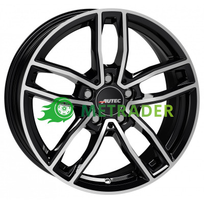 Autec Mercador R18 W7.5 PCD5x112 ET49 DIA66.5 Black Polished