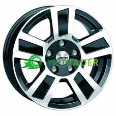 Autec Tigris R14 W6 PCD4x100 ET30 DIA66.6 Black Polished