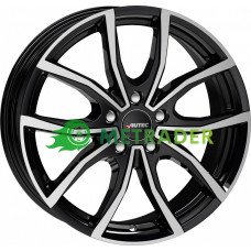 Autec Vidra R15 W6 PCD5x114.3 ET40 DIA66.1 Black Polished