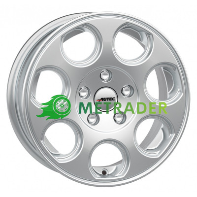 Autec Yuna R15 W6 PCD4x100 ET30 DIA66.6 Brilliant Silver