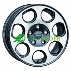 Autec Yuna R15 W6 PCD4x100 ET30 DIA66.6 Graphite Polished