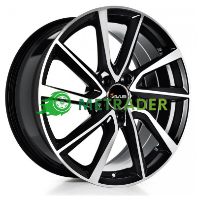 Avus Racing AC-518 R17 W7.5 PCD5x112 ET47 DIA66.6 Black Polished