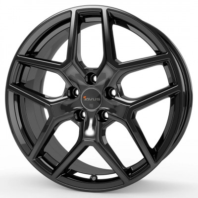 Avus Racing AC-519 R17 W7 PCD5x114.3 ET45 DIA73.1 Black