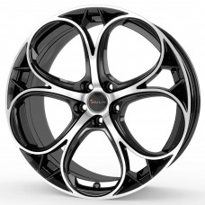 Avus Racing AC-520 R18 W8 PCD5x110 ET33 DIA65.1 Black Polished