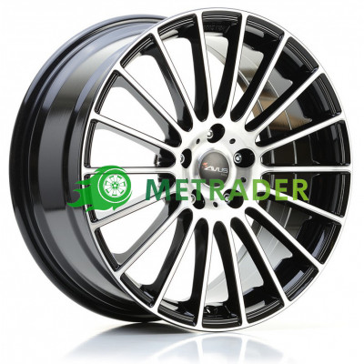 Avus Racing AC-M03 R17 W7 PCD4x108 ET42 DIA63.4 Black Polished