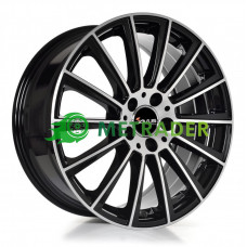 Avus Racing AC-M07 R18 W8 PCD5x112 ET35 DIA66.6 Black Polished