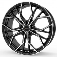 Avus Racing AC-M10 R18 W8 PCD5x120 ET43 DIA72.6 Black Polished