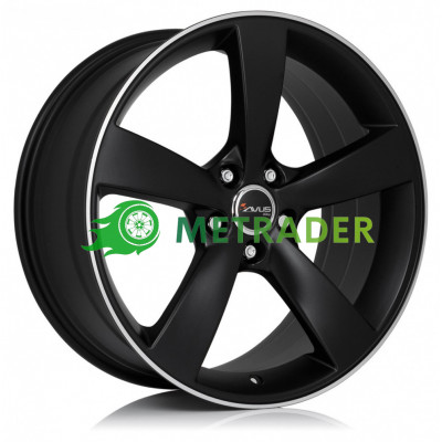 Avus Racing AF10 R21 W10 PCD5x112 ET50 DIA71.6 Matt Black Polished